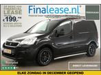 Peugeot Partner 1.6 BlueHDi L1H1 Airco 17 Inch LMV €211pm, Auto's, Zwart, Nieuw, Lease, Peugeot