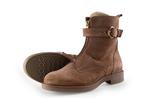 Manfield biker boots in maat 38 Beige | 25% korting, Kleding | Dames, Schoenen, Verzenden, Beige, Overige typen, Zo goed als nieuw