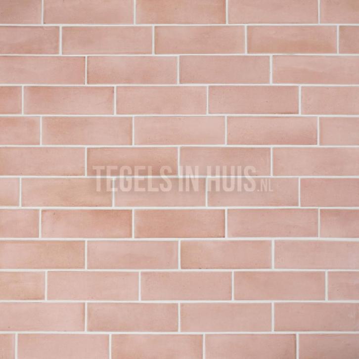 Vloertegel / wandtegel coco roze orchard mat 5x15, Doe-het-zelf en Verbouw, Tegels, Vloertegels, Nieuw, 10 m² of meer, Keramiek
