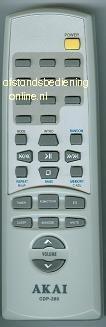 Afstandsbediening Akai cdp-280, Audio, Tv en Foto, Afstandsbedieningen, Origineel, Nieuw, Ophalen of Verzenden