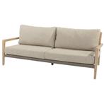 Julia 3-zitsbank brushed teak 4 Seasons Outdoor, Tuin en Terras, Ophalen of Verzenden, Nieuw