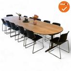 Ahrend vergadertafel - 320x100cm - Ovaal - Bladkleur naar..., Vergader- of Presentatieruimte, Ophalen of Verzenden, Gebruikt, Tafel