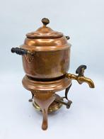 Bowman&Co Connecticut - Samovar - Koper, Messing - Meteor, Antiek en Kunst