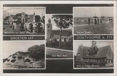 OOSTVOORNE A. ZEE - Meerluik Groeten uit Oostvoorne a. Zee, Verzamelen, Ansichtkaarten | Nederland, Verzenden