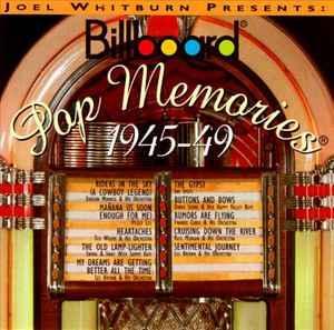 cd - Various - Billboard Pop Memories 1945-49, Cd's en Dvd's, Cd's | Overige Cd's, Zo goed als nieuw, Verzenden