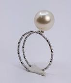 Ring - 18 karaat Witgoud - Ronde Zuidzeeparel, Nieuw