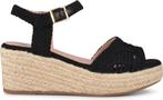 POSH by Poelman NANA Dames Sandalen/Espadrilles - 40 - Zwart, Kleding | Dames, Verzenden, Nieuw