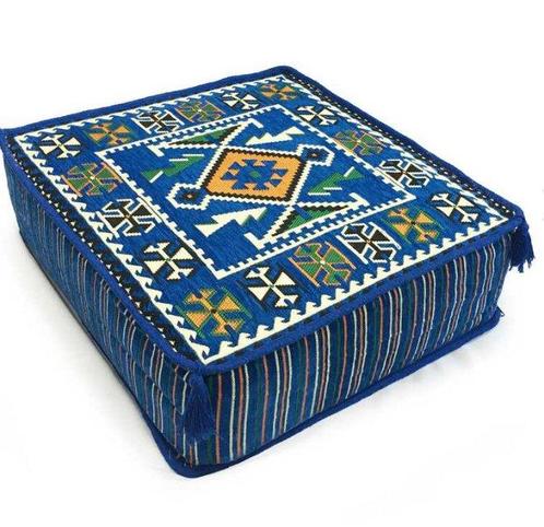Ottomaanse kussen - Kelim - 60 cm - 60 cm, Antiek en Kunst, Antiek | Kleden en Textiel
