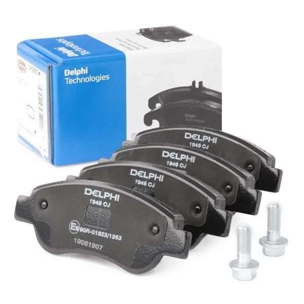 Delphi remblokken LP1949 voorzijde Citroen/Peugeot 161381..., Auto-onderdelen, Remmen en Aandrijving, Nieuw, Ophalen of Verzenden