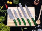 Smith - Keukenmes - Kitchen knife set - Japanse groene hout