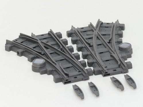 Playmobil 4388 + 4389 Wisselset met verbindingstukken, Hobby en Vrije tijd, Modeltreinen | Overige schalen, Rails, Gebruikt, Analoog