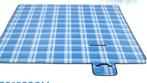 200x200cm Opvouwbare Picknickmat: Strand, Camping, Waterdich, Verzenden, Nieuw