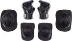 Nijdam Skate Beschermset Kinderen Neo Nero Zwart/Grijs M, Ophalen of Verzenden, Nieuw