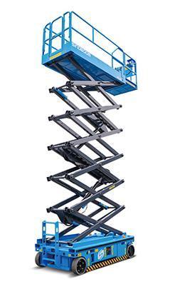 Hefmatic / Te Huur / Ruw terrein / Hoogwerker /met Super dek, Zakelijke goederen, Machines en Bouw | Liften, Steigers en Ladders