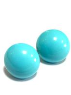 Turquoise - Zilver - Oorbellen, Antiek en Kunst