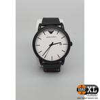 Emporio Armani AR11046 Unisex Horloge Zwart met Wit 37 mm..., Sieraden, Tassen en Uiterlijk, Horloges | Heren, Ophalen of Verzenden