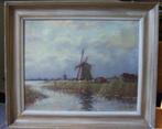 Teunis Ooms (1906-1999) - Molens in de polder.