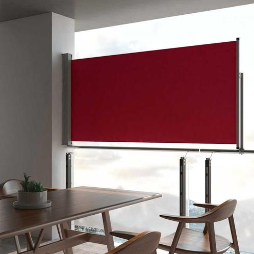 vidaXL Tuinscherm uittrekbaar 120x300 cm rood, Tuin en Terras, Zonneschermen, Nieuw, Verzenden