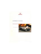 2000 HONDA S2000 BROCHURE NEDERLANDS, Boeken, Auto's | Folders en Tijdschriften, Nieuw, Honda, Author