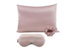 Veiling - Satijnen kussensloop set roze - met scrunchie en s, Nieuw