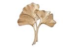 Muurdecoratie Ginkgo Bladeren 35cm goud/ 42032