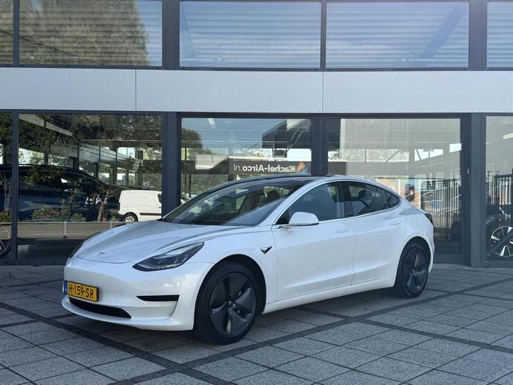 Zakelijke Lease |  Tesla Model 3 Range Plus RWD, Auto's, Tesla, Lease, Automaat, Hatchback, Financial lease, Wit, A, Gebruikt
