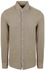 Suitable Piqué Overhemd Taupe maat XL Heren, Verzenden, Nieuw, Overige kleuren, Suitable