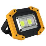 LED werklamp oplaadbaar 20W COB led - 2000 lumen powerbank, Verzenden, Minder dan 50 watt, Lamp met armatuur, Nieuw