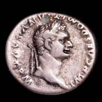 Romeinse Rijk. Domitianus (81-96 n.Chr.). Denarius as, Postzegels en Munten