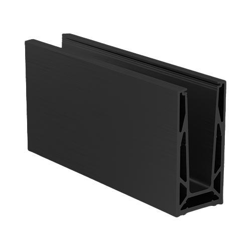 Glazen balustrade vloermontage 1.0kN-2500 mm-Zwart, Doe-het-zelf en Verbouw, Glas en Ramen, Nieuw, Ophalen of Verzenden