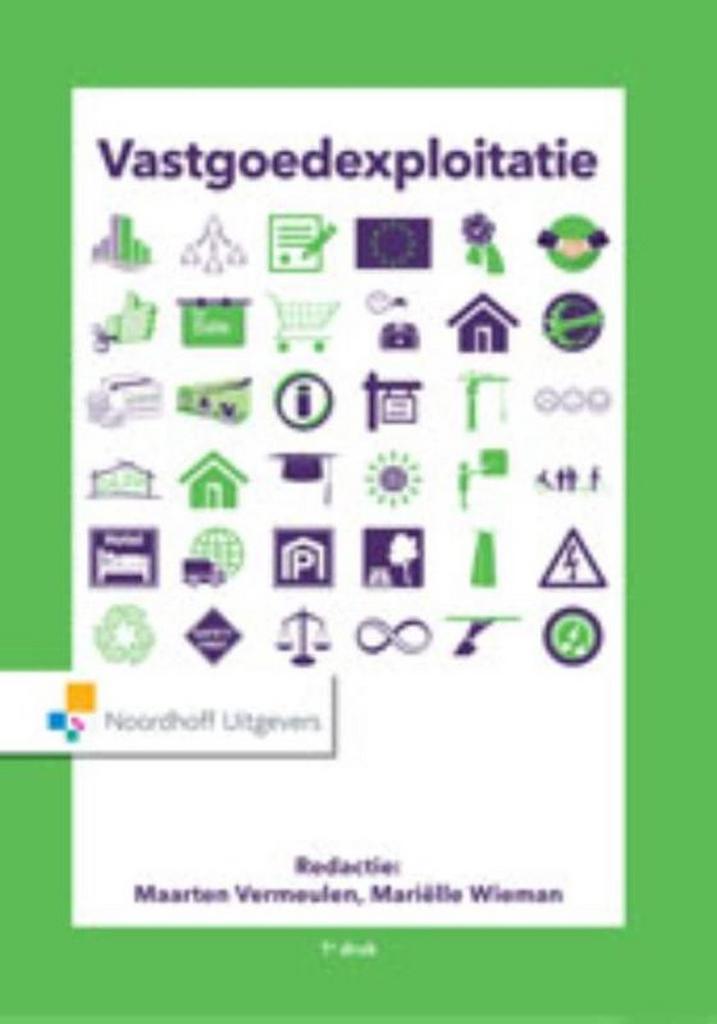 9789001832629 Vastgoedexploitatie | Tweedehands, Boeken, Schoolboeken, Zo goed als nieuw, Verzenden