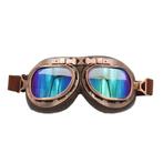 CRG vintage motorbril Glaskleur: Multi-kleur, Nieuw met kaartje