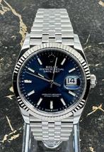 Rolex Datejust 36 - Blue Dial - Jubilee - 126234, Sieraden, Tassen en Uiterlijk, Horloges | Heren, Staal, Polshorloge, Zo goed als nieuw