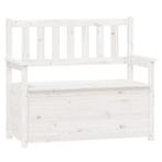 Massief Houten Bankje Wit - Tweedekansje voor Jou! OP=OP, Huis en Inrichting, Banken | Bankstellen, Minder dan 75 cm, Ophalen of Verzenden