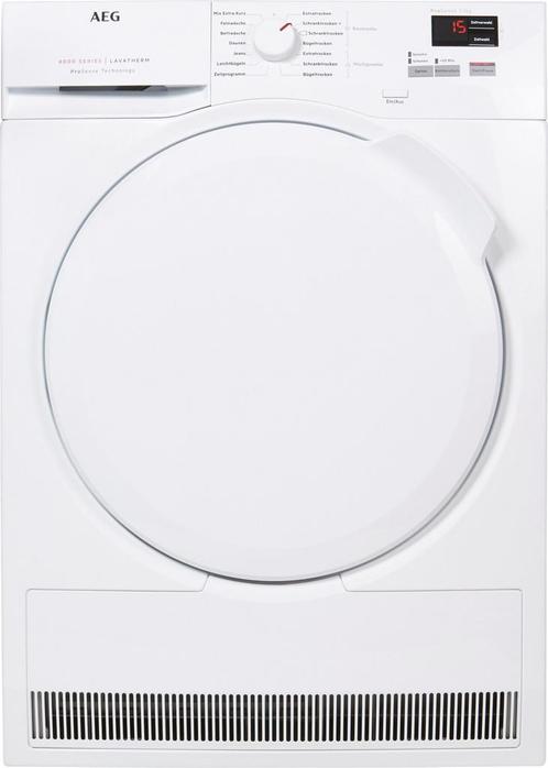 Aeg T6db40370 Condensdroger 7kg, Witgoed en Apparatuur, Wasdrogers, Zo goed als nieuw, Voorlader, 85 tot 90 cm, Ophalen of Verzenden