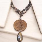 Agatas van tijgeroog+ Chinees talisman ¨bi¨ + tranen van, Verzamelen, Mineralen en Fossielen
