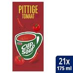 Cup-a-soup unox pittige tomaat 175ml | Doos a 21 zak | 4 stu, Ophalen of Verzenden