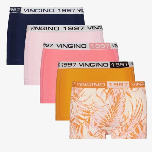 Vingino meisjes boxershorts oranje roze maat 146/152, Kleding | Dames, Ondergoed en Lingerie, Verzenden