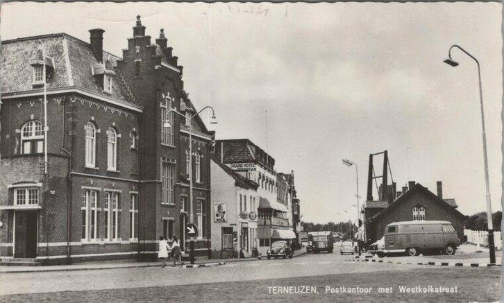 TERNEUZEN - Postkantoor met Westkolkstraat, Verzamelen, Ansichtkaarten | Nederland, Verzenden