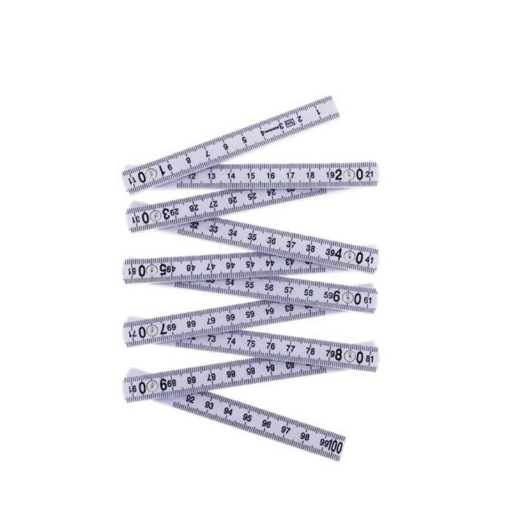 Benson Inklapbare duimstok - 1 meter - plastic - compact..., Doe-het-zelf en Verbouw, Gereedschap | Handgereedschap, Nieuw, Ophalen of Verzenden