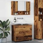 vidaXL Badkamermeubelset 2 pcs Oud hout 76,5 x 35 x 64 cm, Huis en Inrichting, Verzenden, Nieuw