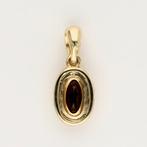 Zonder Minimumprijs - Hanger - 14 karaat Geel goud Granaat, Sieraden, Tassen en Uiterlijk, Antieke sieraden