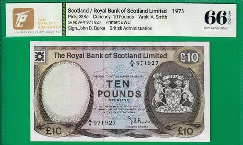 Schotland. - 10 Pounds - 1975 - Pick 338a, Postzegels en Munten, Munten | Nederland