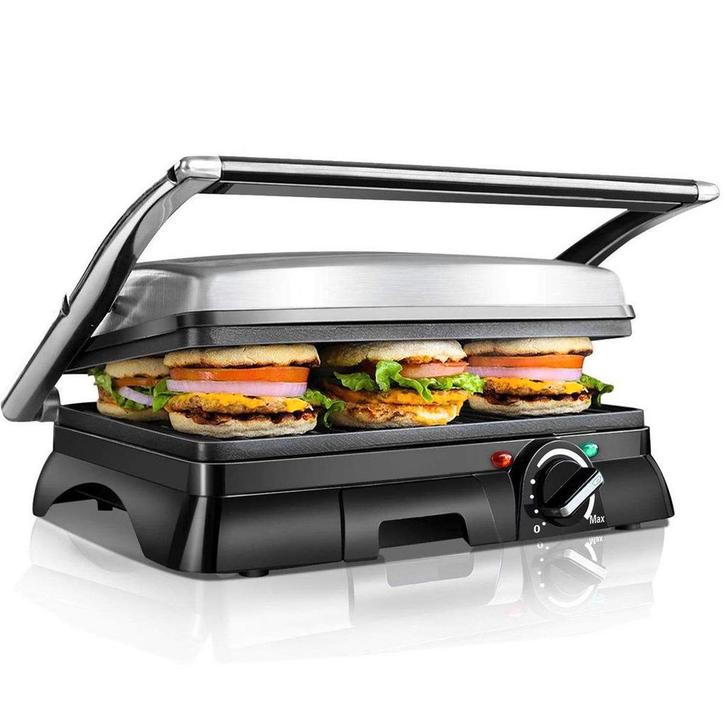 Tosti apparaat - Tosti ijzer - Contactgrill - Grill apparaat, Witgoed en Apparatuur, Contactgrills, Zo goed als nieuw, Verzenden