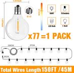 Led Lichtsnoer Buiten,45 Meters Lichtslinger Verlichting met, Verzenden, Nieuw