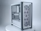 [RETOURDEAL] Corsair ICUE 4000x RGB Tempered Glass Wit [t..., Ophalen of Verzenden, Nieuw