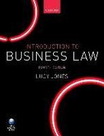 Introduction to Business Law 9780198766261, Boeken, Verzenden, Zo goed als nieuw