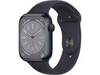 Apple Watch Series 8, 41mm, GPS, aluminium, Sportbandje, Verzenden, Nieuw