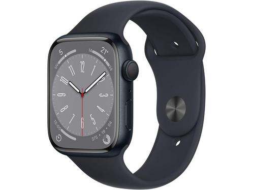 Apple Watch Series 8, 41mm, GPS, aluminium, Sportbandje, Huis en Inrichting, Woonaccessoires | Overige, Nieuw, Verzenden