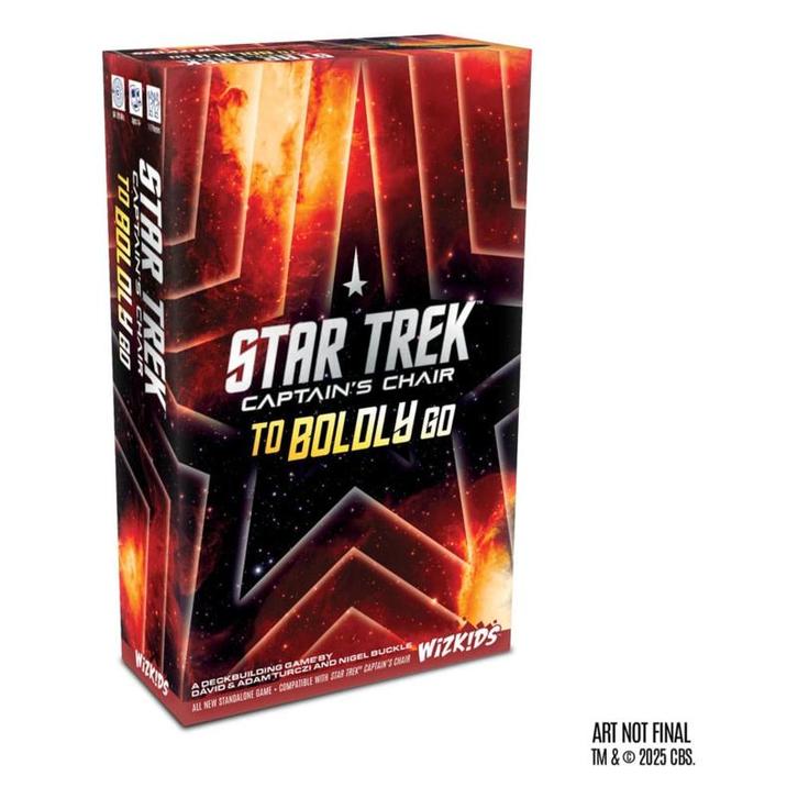 (Pre-order) Star Trek: Captains Chair Card Game To Boldl..., Hobby en Vrije tijd, Gezelschapsspellen | Bordspellen, Zo goed als nieuw